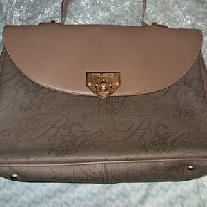 Nina Ricci Elegant Brown and Tan Laptop Bag